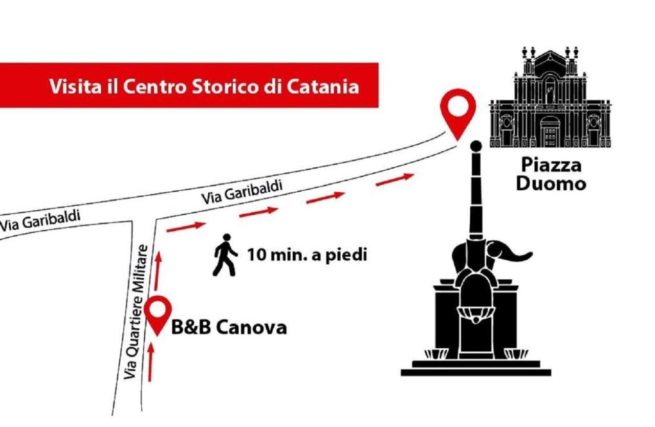 B&B Canova Catania Catânia Exterior foto